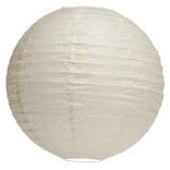 Suspension boule chinoise papier jaune - &Oslash;30xH28cm