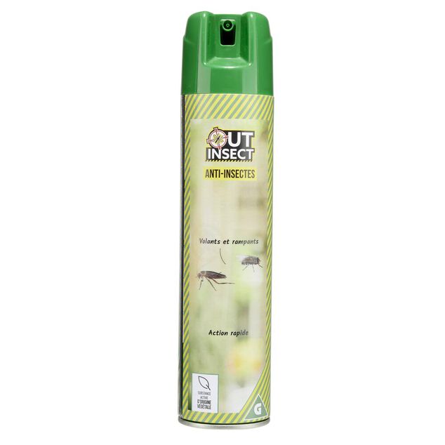 A&eacute;rosol anti-insectes volants et rampants 5en1 400ml