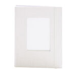 Album photo aspect tiss&eacute; 12,5x16,5cm - 2 mod&egrave;les beige ou rose