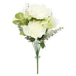 Piquet fleur artificielle &Oslash;24xH41cm blanc