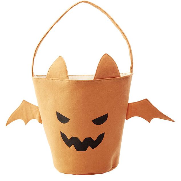 Seau citrouille d&eacute;mon &Oslash;41 cm