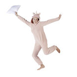 Pyjama combinaison licorne et fleurs Taille M