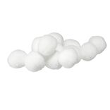 Mini boules de neige blanches Ø8cm 36 pièces