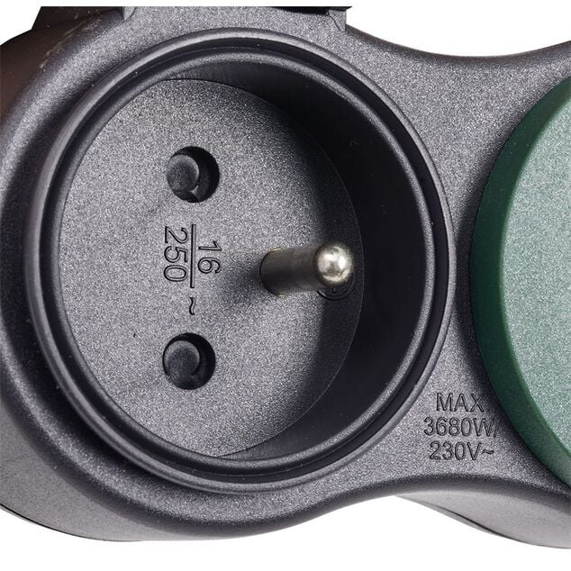 Biplite extérieure 16A noir