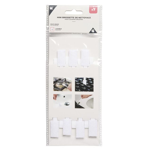 Mini brossette de nettoyage x7