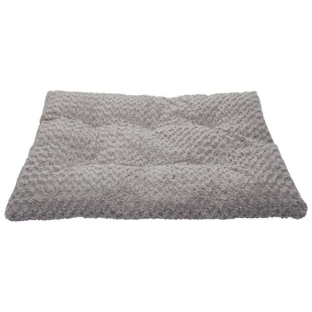 Couchage chien m&eacute;moire de forme gris 80x110cm Taille XL
