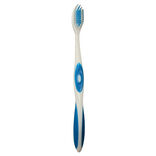 Brosse &agrave; dent souple bleue et blanche