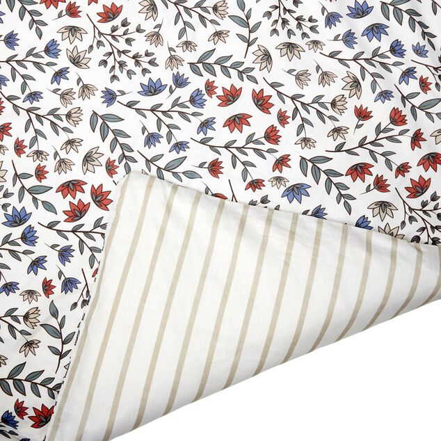 Parure de lit 140x200cm 1 personne micro lav&eacute;e motif imprim&eacute; 3 pi&egrave;ces (3 mod&egrave;les)