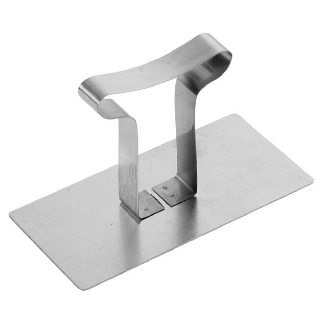 Poussoir inox gris