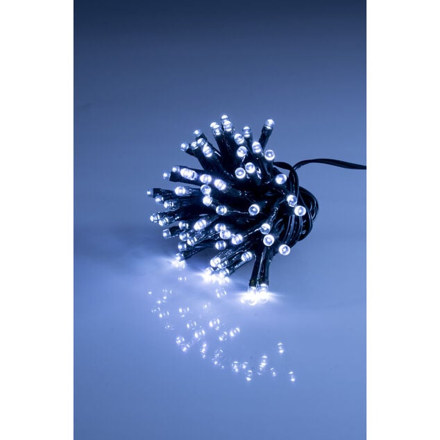 Guirlande lumineuse ext&eacute;rieur 60LED blanc froid 4,4m