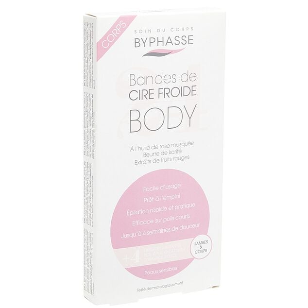 Bande de cire froide x24 jambes et corps peaux sensibles
