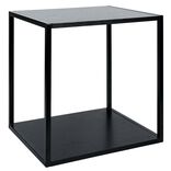 Structure Box Cube 35x30x35cm m&eacute;tal noir