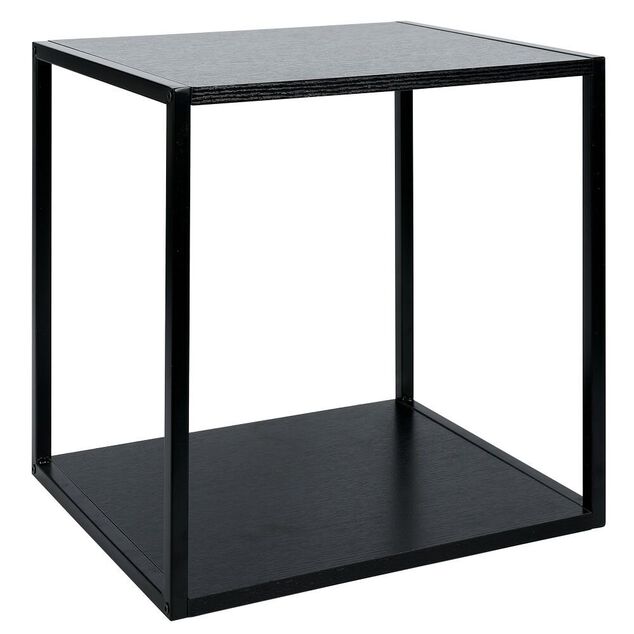Structure Box Cube 35x30x35cm m&eacute;tal noir
