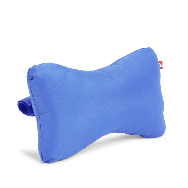 Coussin de t&ecirc;te pour fauteuil Urban uni bleu 15x25cm