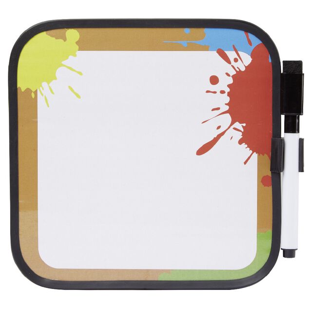 Tableau aimant&eacute; avec marqueur effa&ccedil;able