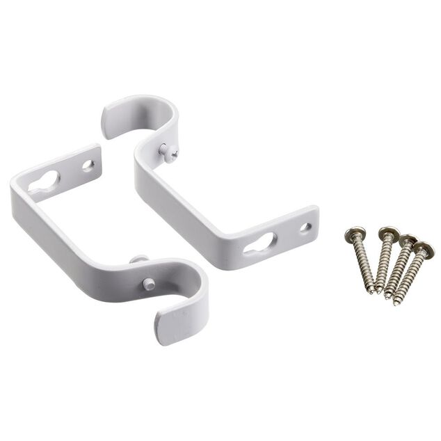 Kit tringle grise L95-180cm