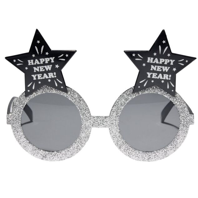 Lunettes &eacute;toiles Happy New Year (2 mod&egrave;les)