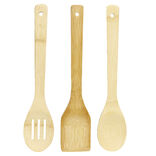 Ustensile de cuisine x3 spatule en bambou L30cm