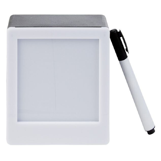 Cadre photo lumineux avec feutre 9x10cm pour photo 7.5x7.5cm