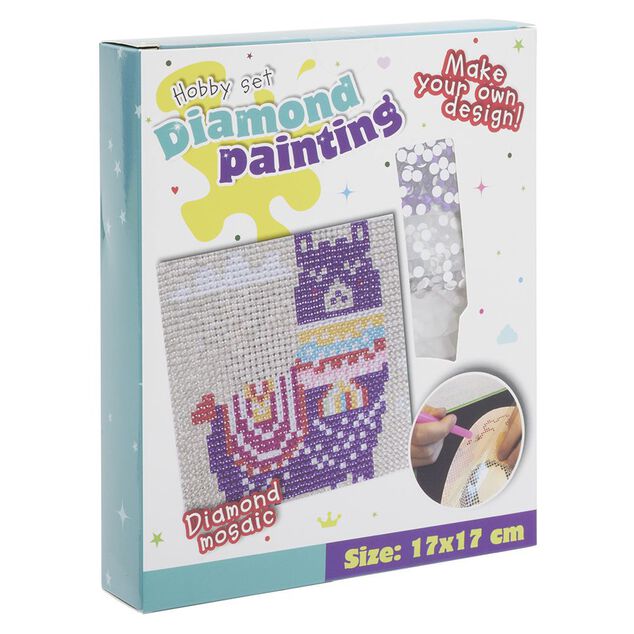 Kit cr&eacute;ation mosa&iuml;que Diamond Painting 17x17cm