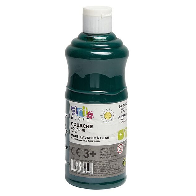 Tube de peinture gouache vert 150 ml