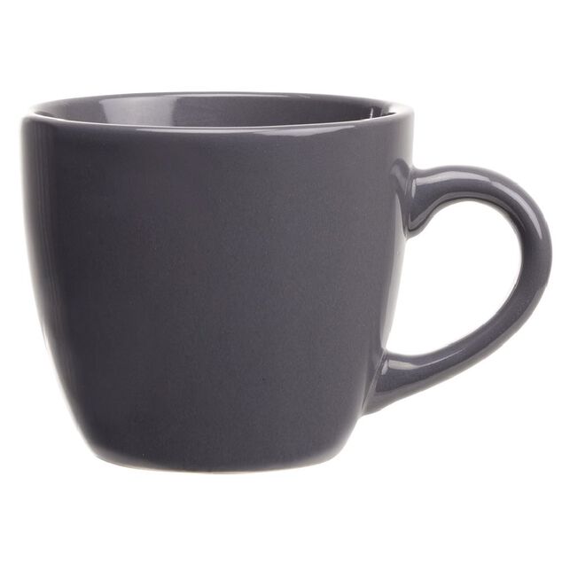 Tasse grise en fa&iuml;ence 22cL