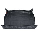 Tapis de rempotage en plastique gris 65x65cm