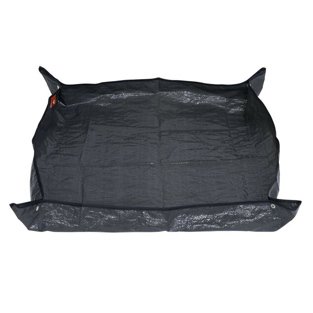 Tapis de rempotage en plastique gris 65x65cm