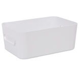 Bo&icirc;te de rangement salle de bain blanche SmartStore Compact Taille M