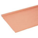 Nappe en papier damass&eacute; orange L6m
