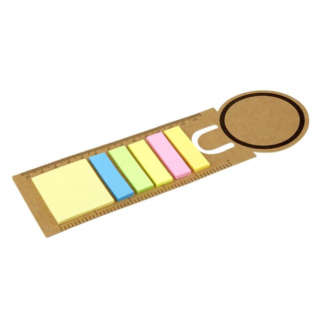 Set de feuillets notes autocollantes x150 tailles et coloris assortis