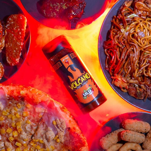Sauce piquante Hot Chip Volcano saveur salsa 270ml