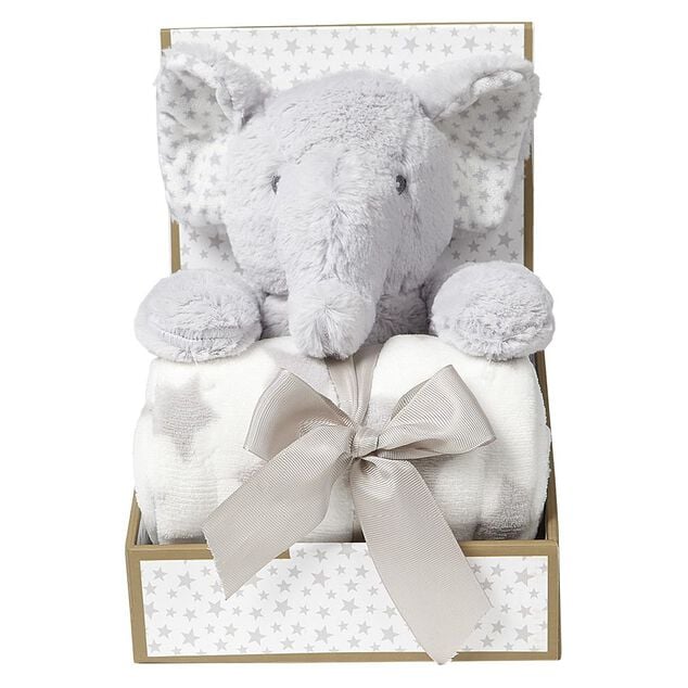 Plaid enfant avec peluche