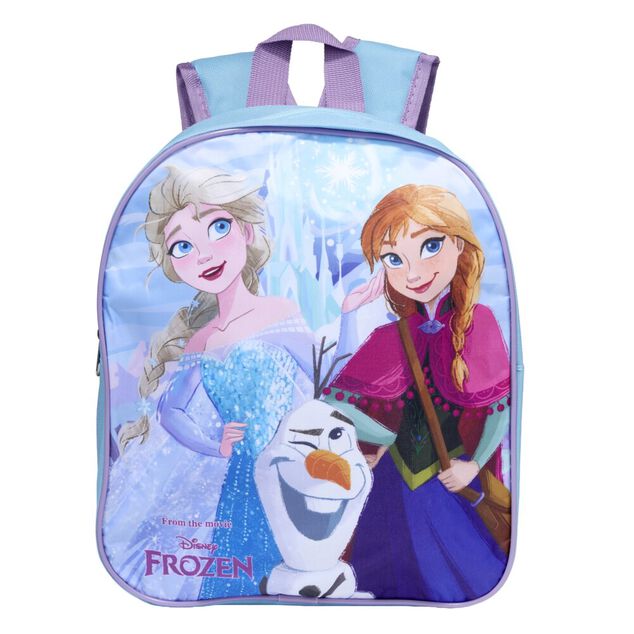 Sac &agrave; dos enfant La Reine des Neiges bleu 26x10xH36cm