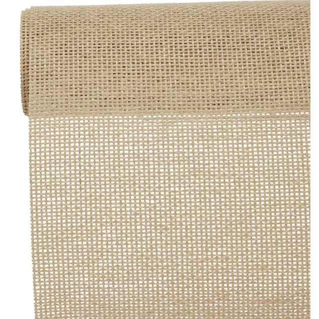 Chemin de table effet jute 270x28 cm