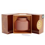 Bougie parfumée verre bracelet argenté Ø9xH7cm (6 modèles)