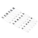 Épingles à nourrice et de sureté en fer - 18 pièces