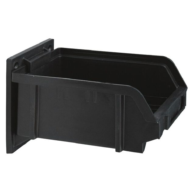 Bac &agrave; bec en plastique gris x2