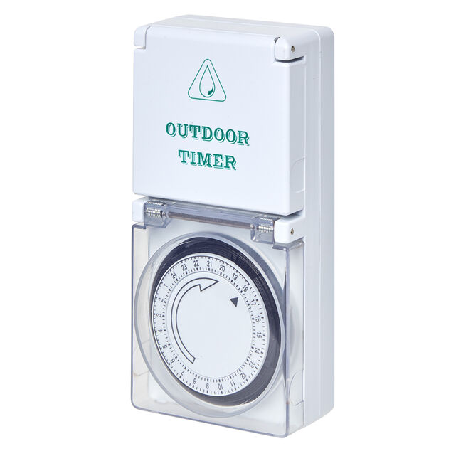 Programmateur journalier d'ext&eacute;rieur 24 H &eacute;tanche