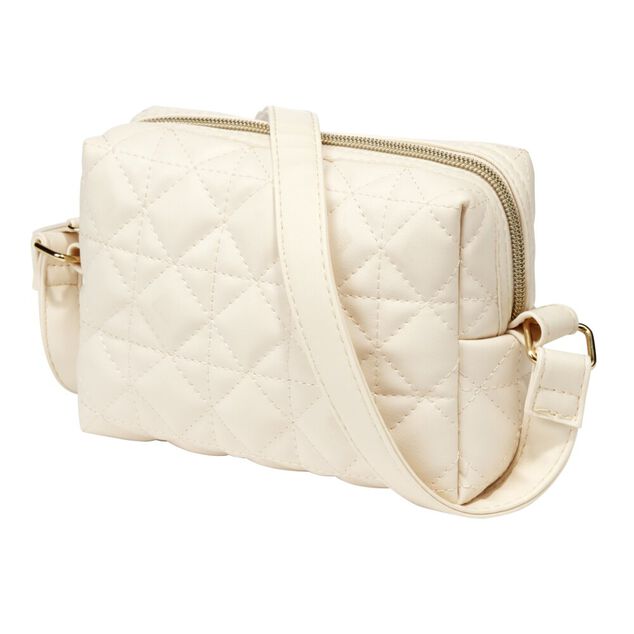 Sac à main bandoulière simili aspect capitonné 16x5,5xH11cm (3 modèles)