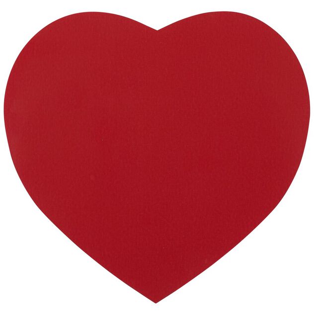 Coeur adh&eacute;sif rouge x25