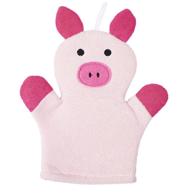 Gant de douche enfant design animal