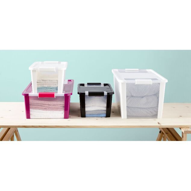 Bo&icirc;te de rangement 11 L noir