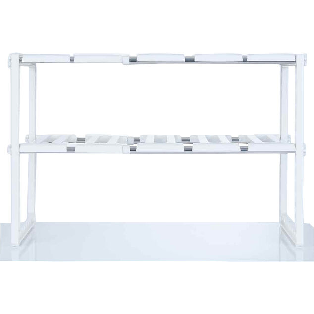 Étagère modulable dessous d'évier 2 niveaux