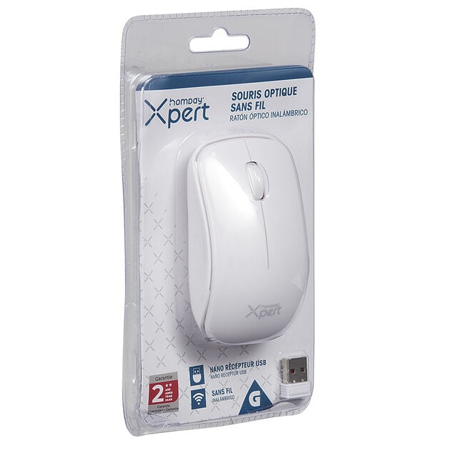 Souris optique sans fil Homday Xpert blanc