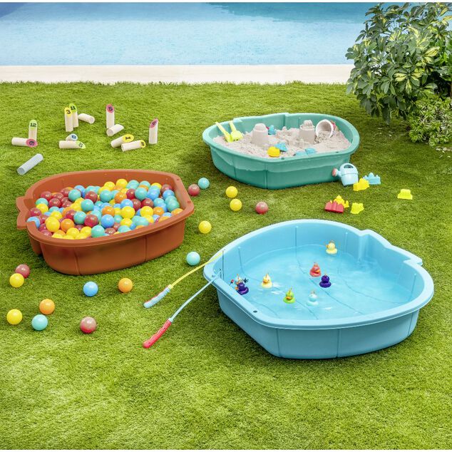 Balle plastique multicolore x50 - &Oslash;6cm