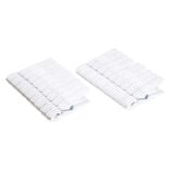 Pince &agrave; linge plastique blanc x18