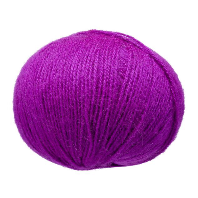 Pelote fil à tricoter acrylique et laine Cantate 50g rouge