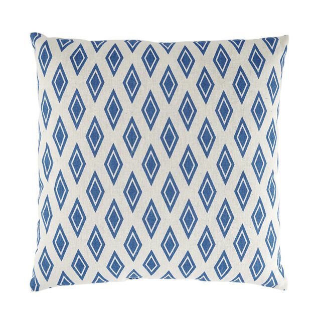 Coussin carré en polycoton à motifs 40x40cm (3 modèles)