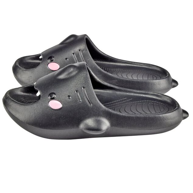 Claquettes raie manta noires 40/41